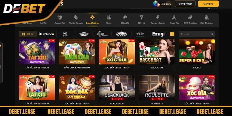 Sảnh Live Casino