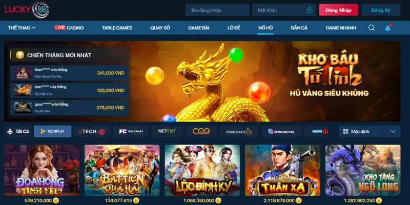 Những loại hình game đang khuynh đảo tại nhà cái lừng danh này