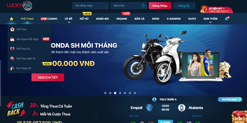 Vô số loại hình casino và mức thưởng đang chờ đợi anh em